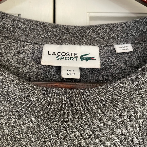 Men’s Heather Grey Lacoste Sweatshirt - Picture 2 of 3